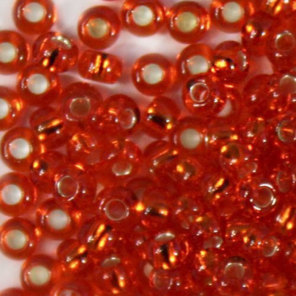 Бисер Preciosa прозрачный с сереб. центр. 10/0 (2.3 мм), 1х50г, цв. 97050