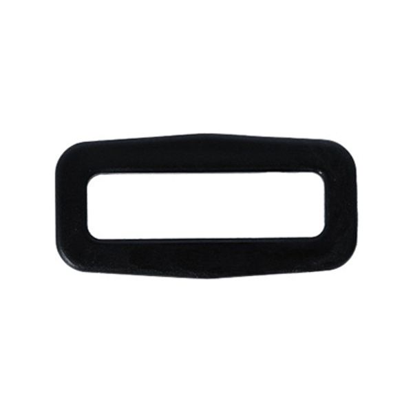 Рамка-прямоугольник пластик 25 мм, 100 шт, черный, Gamma FC42