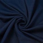 Футер 2-нитка петля поливискоза стрейч 220 г/м², 160 см / 3 метра, ФУТ2Х.TBY.ПЭ-ВИС.S196/S058.3, цв.S196/S058 т.синий