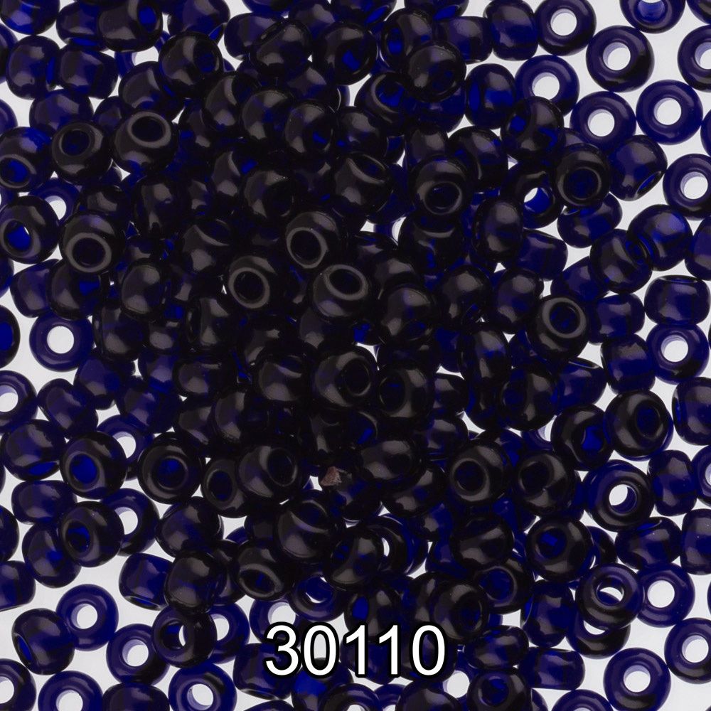 Бисер Preciosa 10/0 (2.3 мм), 500 г, 30110 (Ф102) т.синий