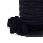 Резинка бельевая (окантовочная) блестящая 20.0 мм / 50 метров, черный, 46-07320/20