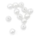Бусины пластик (жемчуг) ⌀5 мм, 25 г, Astra&Craft, 001 NL белый