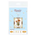 Набор для вышивания нитками МП Студия, на деревянной основе Миниатюра. Календула 13х11см