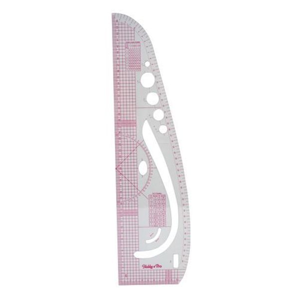 Лекало портновское метрическое дуга 48х34х21см, прозрачный, Hobby&Pro, 6921-8050