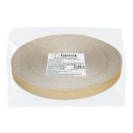 Тесьма (лента) киперная п/э с люрексом 20 мм / 50 метров, бежевый-серебристый/beige-silver, Gamma TPTL-20