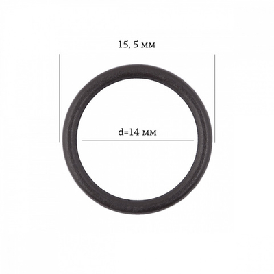 Кольца для бюстгальтера металл ⌀14.0 мм, 111 шоколадно-коричневый, Arta, 50 шт