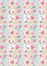 Ткань для пэчворка Peppy Весенний этюд панель, отрез 60х110 см, 146 г/м², ВЭ-05 голубой, Peppy