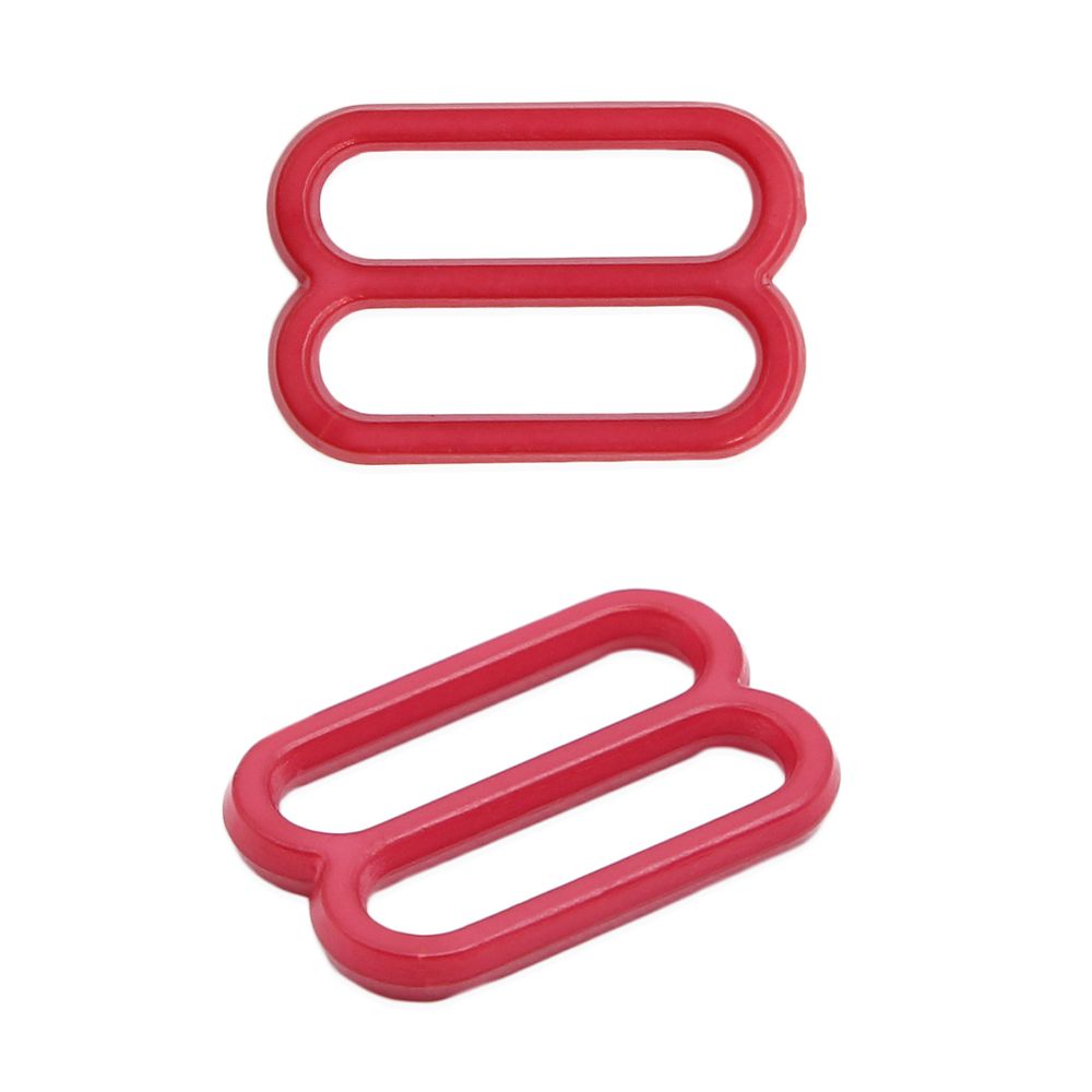 Рамки-регуляторы для бюстгальтера пластик 15.0 мм, C520 т.красный, 100 шт