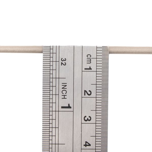 Резинка шляпная (шнур эластичный) ⌀3.0 мм / 100 метров, 0370-0300В, С572-бежевый