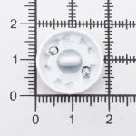 Пуговицы на ножке 28L=18 мм, металл, GD.White (золото-белый), 10 шт, MP13