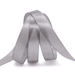 Лента атласная 1-сторонняя 12.0 мм / 22.86±1 метров, 148 стальной, Globus