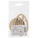 Яйцо на подставке ХВ фанера 6х6х8.5 см, Mr.Carving КЛ-05