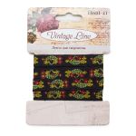 Лента декоративная, 10 мм, x 1 м, Vintage Line 18601-21