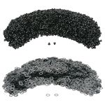 Люверсы металл ⌀_3.7 мм (внутр.), h4.56 мм (внутр.), №1.7, сталь, New Star, оксид, уп.≈5000 шт