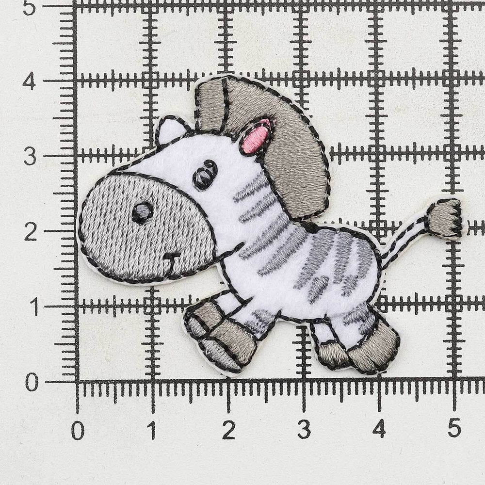 Термоаппликация Маленькая зебра,4.8х5cm, Hobby&Pro