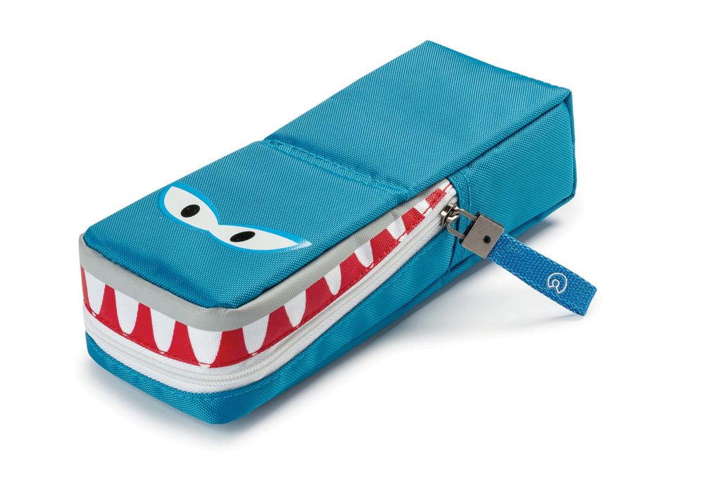 Пенал школьный Gnam 1 отделение на молнии, без наполнения 23280, 23280/10 (синий), Carioca