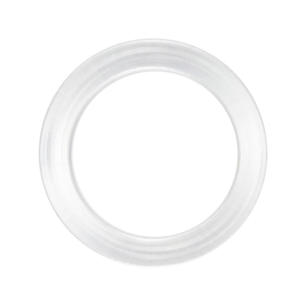 Кольца для бюстгальтера пластик ⌀10.0 мм, прозрачный, 100 шт, 512045-2