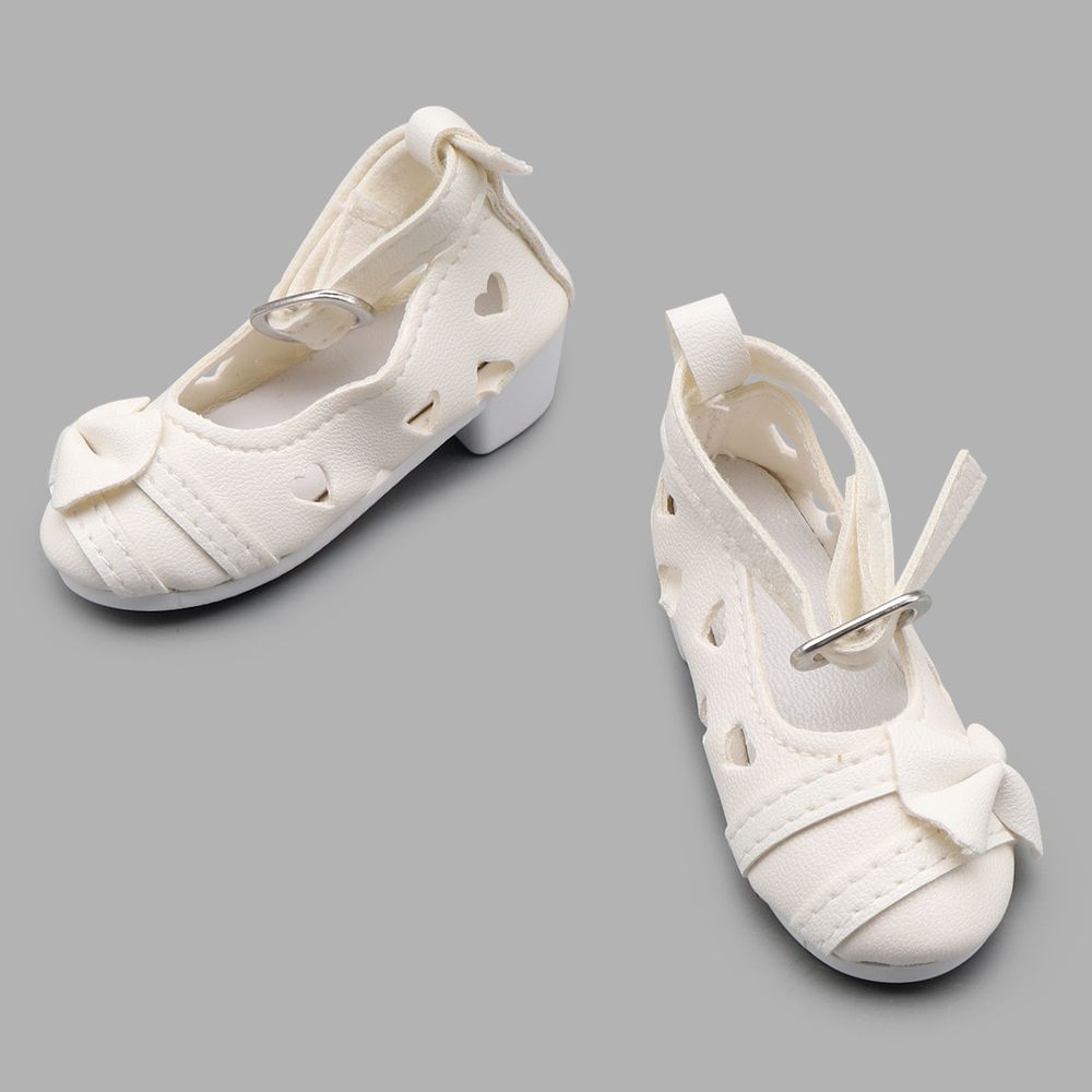 Туфельки на каблучке, 1 пара, Astra&amp;Craft, цв.белый, SH-0046