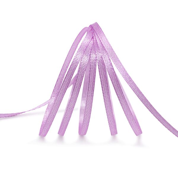 Лента атласная 2-сторонняя 3.0 мм / 100±2 метров, (162 ярко-сиреневый), Globus