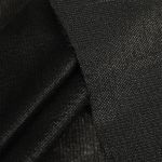 Флизелин клеевой точечный нитепрошивной 44 г/м², цв.черный, шир.90см, 100м