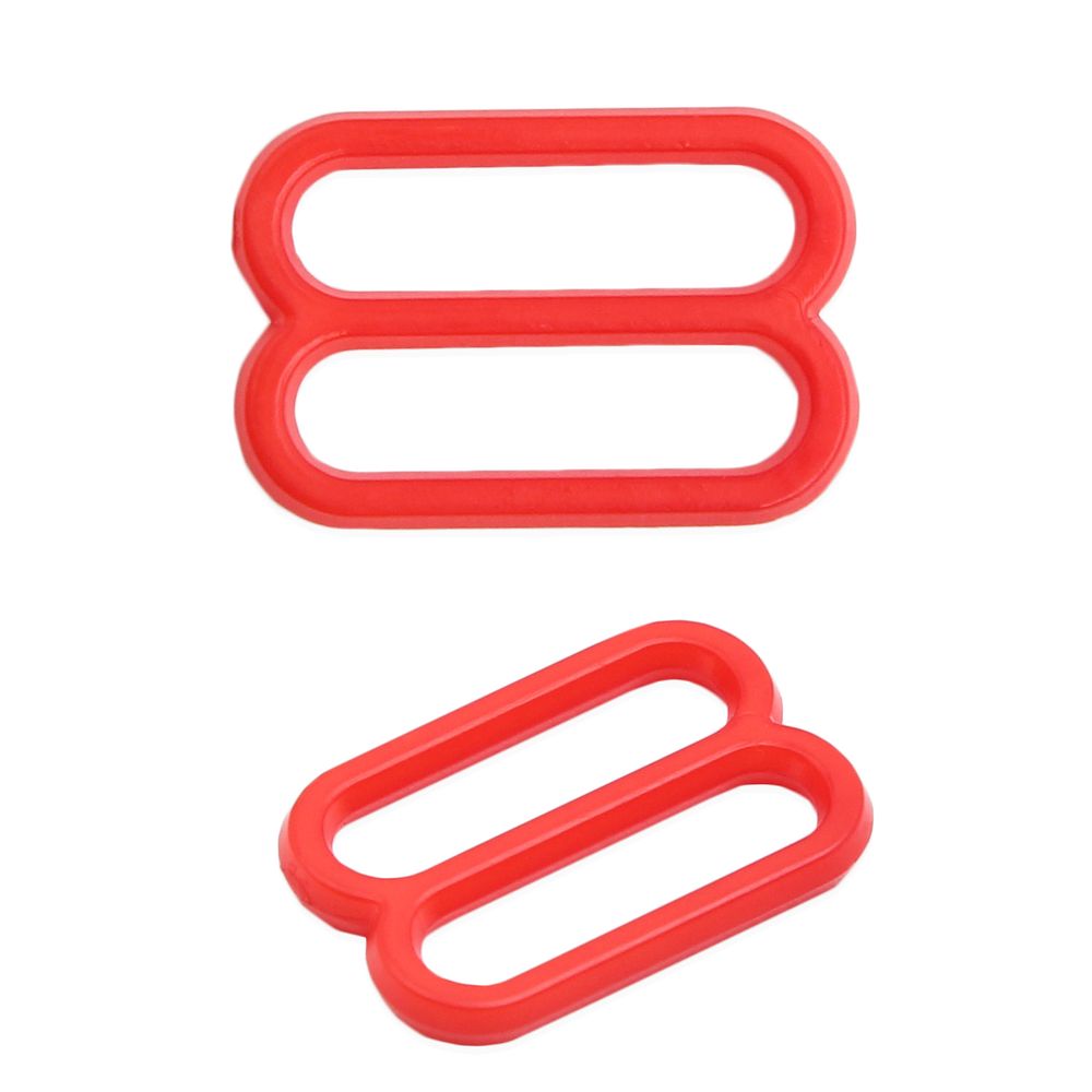 Рамки-регуляторы для бюстгальтера пластик 12.0 мм, C820 красный, 100 шт