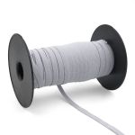 Резинка бельевая (бретелечная) матовая 8.0 мм / 50 метров, св.серый, (МL195.008)