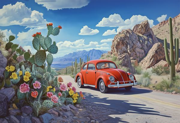 Пазл 1500 элементов, PZL-1500/40 Бескрайние прерии, Фрея