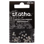 Стразы стекло 3 мм, 5х36 шт, №01 белый (Crystal), Zlatka ZRSE-0803