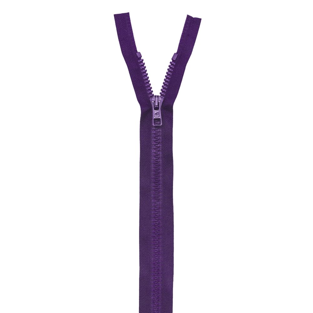 Молния трактор Arta Т6 (6 мм) 1 зам., разъем., 45 см, цв. 032 фиолетовый, уп.5 шт