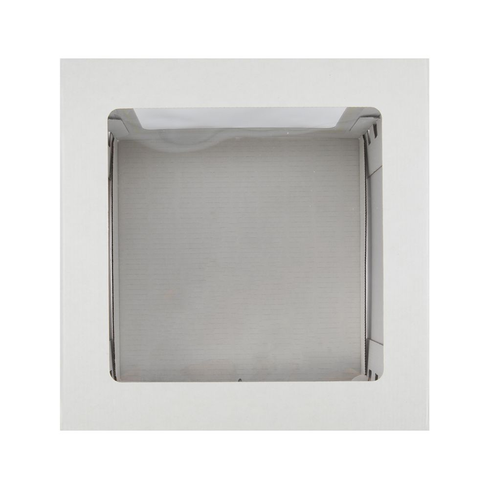 Кондитерская коробка для торта С 3 ОКНАМИ, 30.5х30.5х29 см, S-Chief, BFC-048