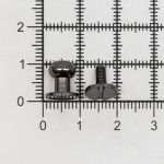 Винт кобурный металл ⌀7,5 мм чер.никель, 20 шт