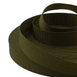 Стропа (ременная лента) 25 мм / 50 метров, толщ. 0.5 мм, [15.5 г/пог.м], 100% п/э, 016 хаки