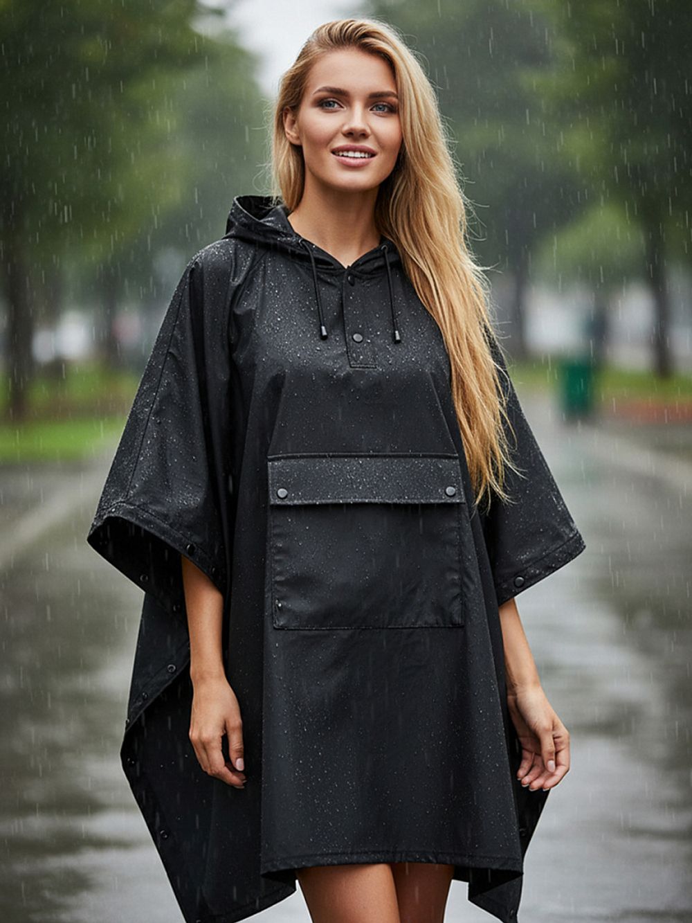 Оксфорд 200D PU1000 78 г/м², 150 см / 5 метров, ОКС.TBY200D.S580.5, S580 черный