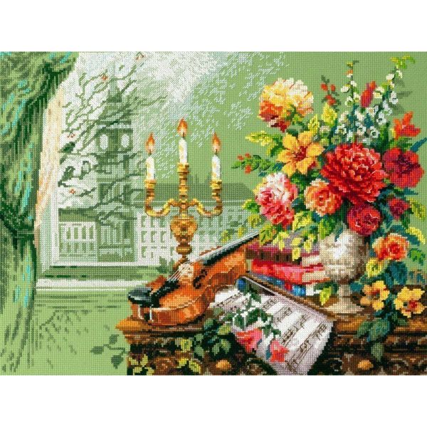 Набор для вышивания нитками Чудесная игла Музыка Лондона 31х40см, 320-559