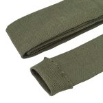 Манжеты трикотажные рукава 7.0 см / 3 метра, полушерсть тонкие 14кл. 1х1, 840 полынь