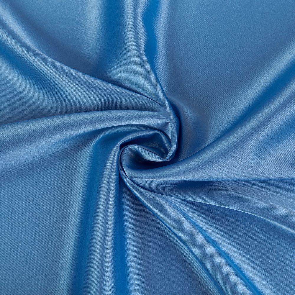 Ткань блузочная Poly satin 100 г/м², 45х45 см, 05 голубой, Gamma PSS-001