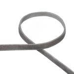 Лента бархатная (тесьма) эластичная 6.0 мм / 16.5±0.5 метра, №604 (16-5101) серый, Blitz VRE-06