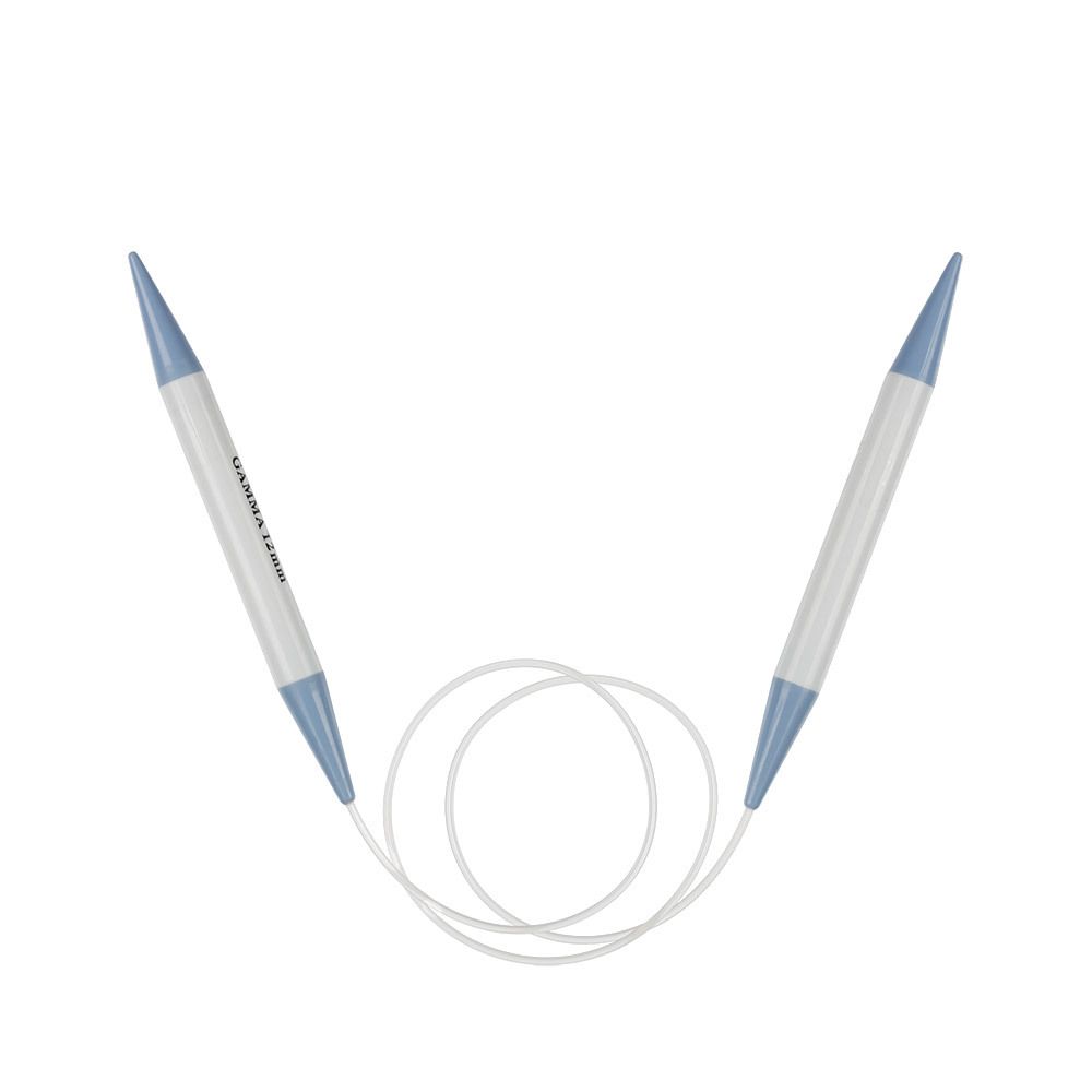 Спицы круговые пластик ⌀12,0 мм, 80 см, Gamma PKN1