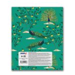 Бизнес-блокнот, матовая ламинация, A5+ 80 л. 18 шт, клетка, Павлины 000406, Светоч 80ББТ5_2_5_1