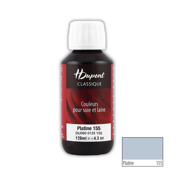 Краска для шелка H Dupont Classic, 125мл, 155 платиновый