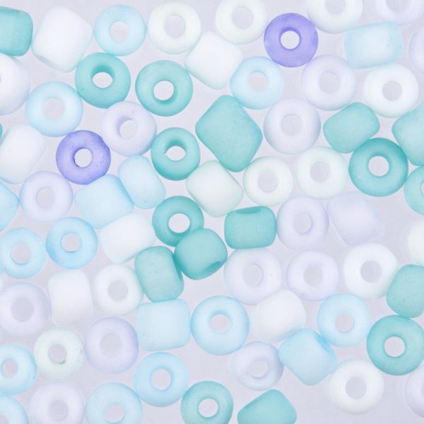 Бисер Zlatka 8/0, 100 г (10х10 г), №1013 микс меланж макарун, GR