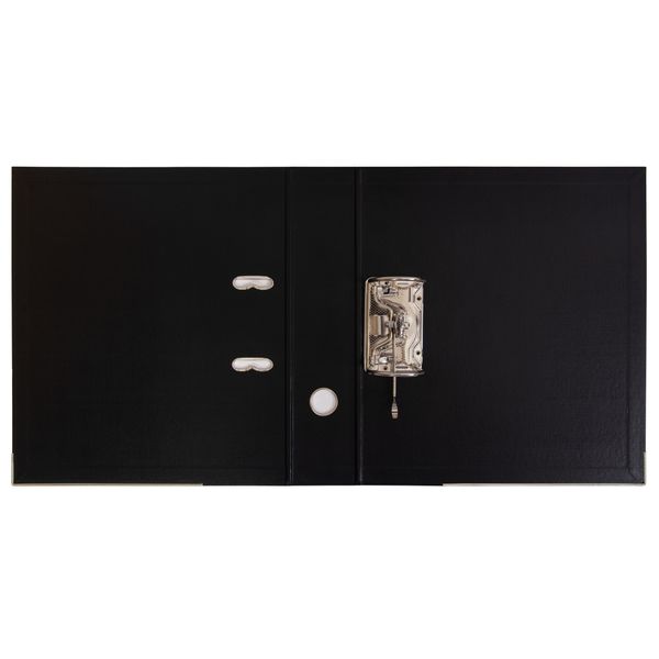 Регистратор PVC, 2-х стороннее покрытие, мет.уг. 75 мм, 50 шт, Premier A4 арочный механ. (разб.), черный ЕС100162001, Expert Complete