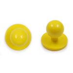 Пукля поварская, цветная, 10 мм (22 желтый) П-10, 500 шт