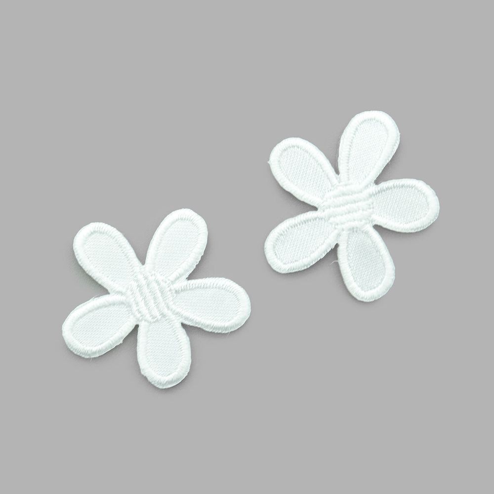 Термоаппликация Цветы малые бел. Prym