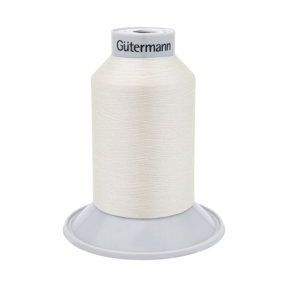 Нитки некрученые бондированные Gutermann Skala 240, 5000м, 720763, 001 молочный, 1 катушка
