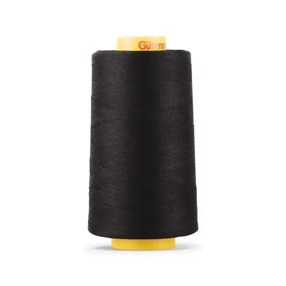 Нитка универсальная Gutermann Mara 120/2, 5000 м, 700185, _000 черный, 1 катушка