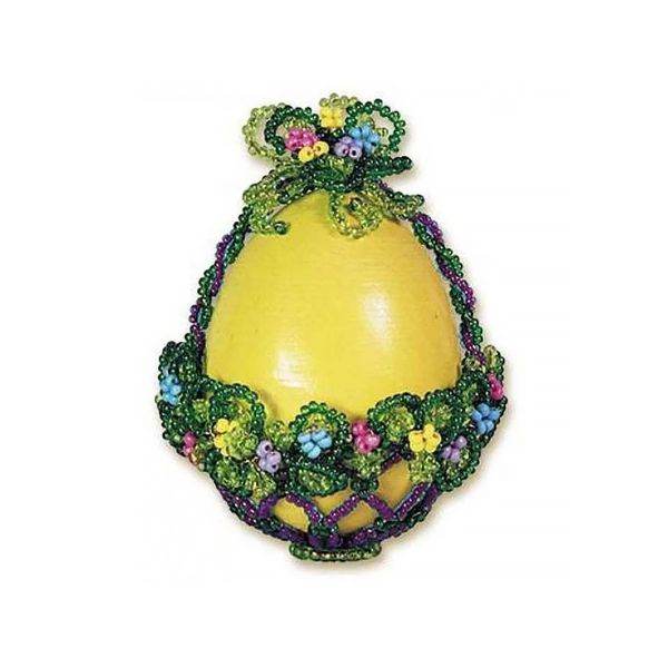 Б015 Набор для бисероплетения Риолис Яйцо корзинка, 5*7 см