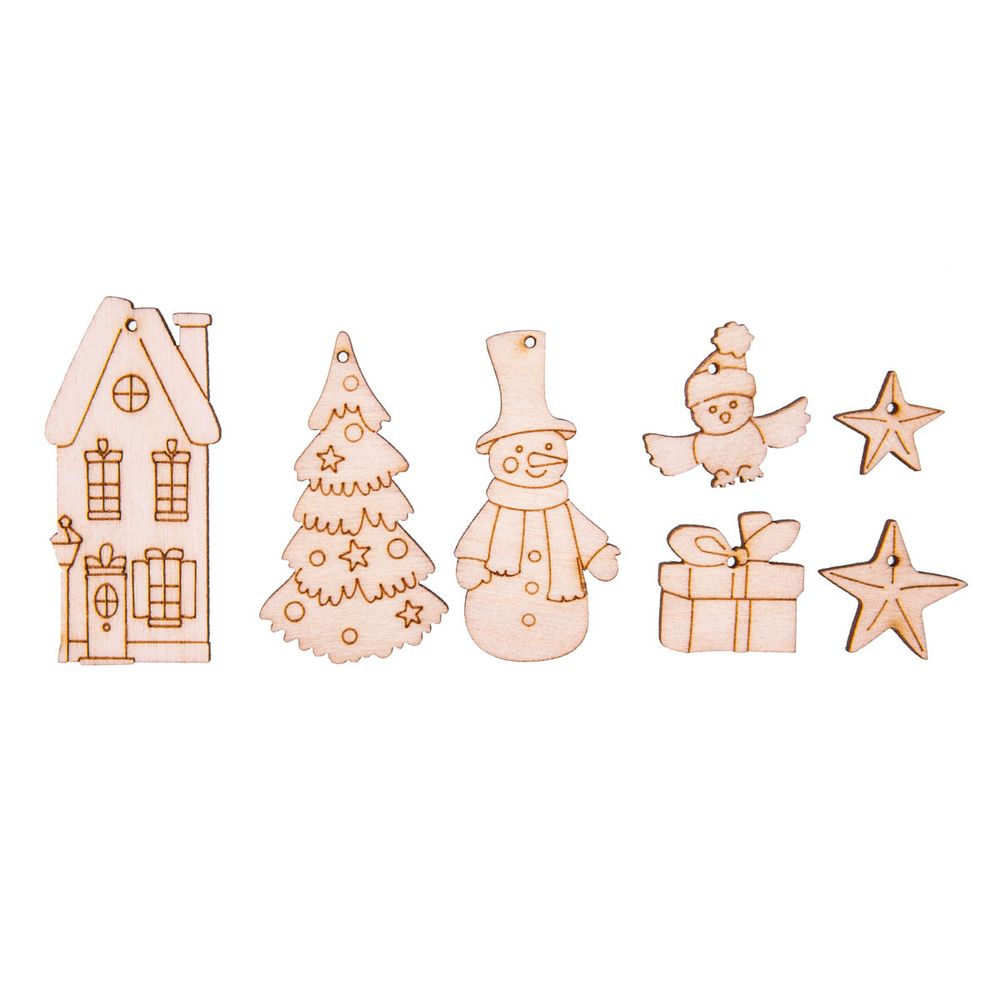 Заготовка из фанеры Мини набор Зимний 0.3 см, Mr.Carving, ВД-1271