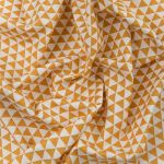 Ткань для пэчворка PEPPY БАБУШКИН СУНДУЧОК ФАСОВКА 100х112 см, 140±5 100% хлопок, БС-43 треугольники св.коричневый, Peppy БАБУШКИН СУНДУЧОК