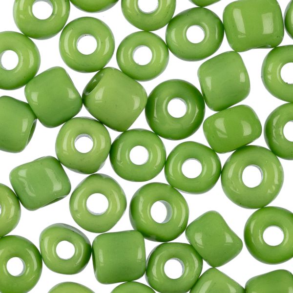 Бисер Zlatka 6/0 (4.1 мм), 100 г (10х10 г), №0044 салатовый, GR